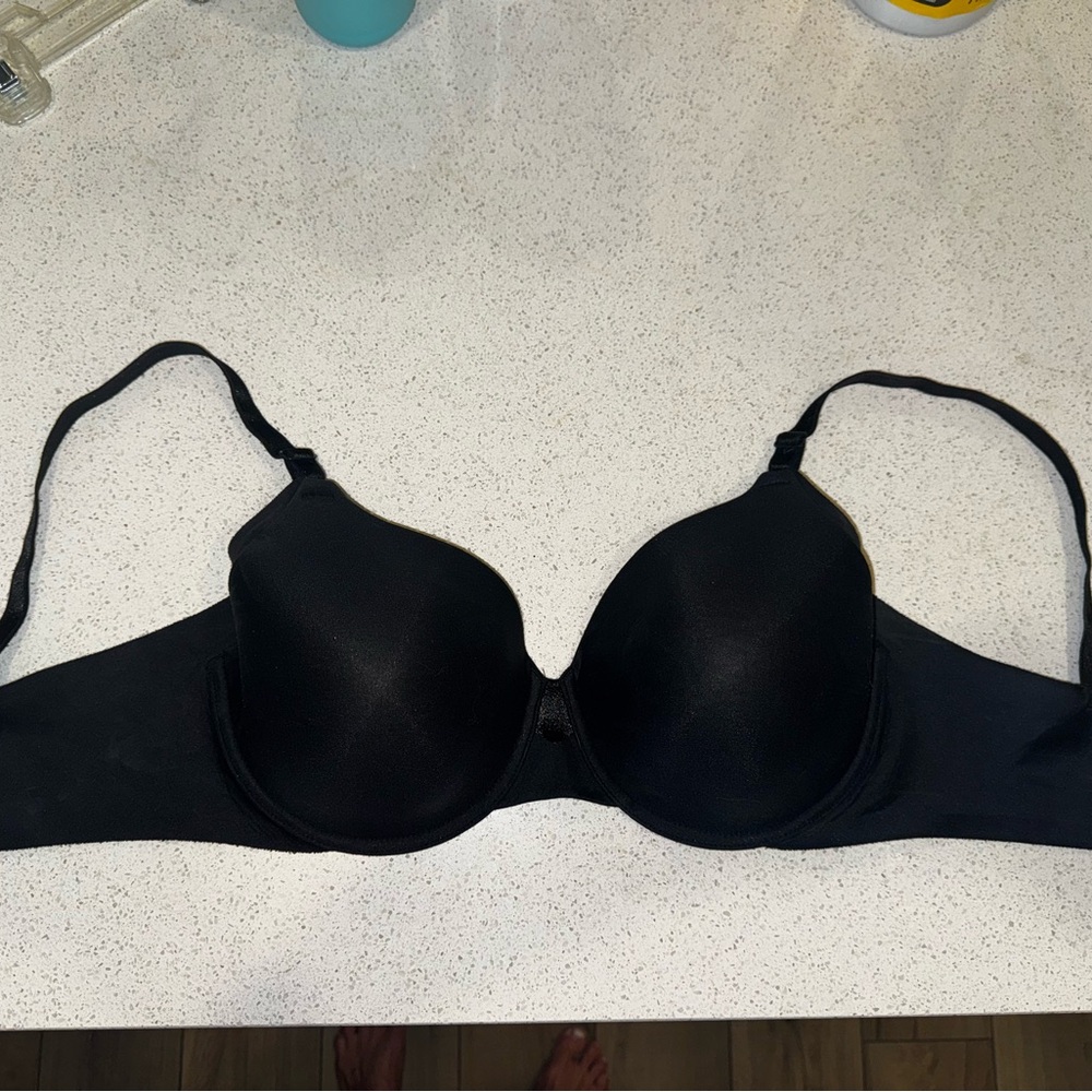 Olga Elegant Black Underwire Bra
